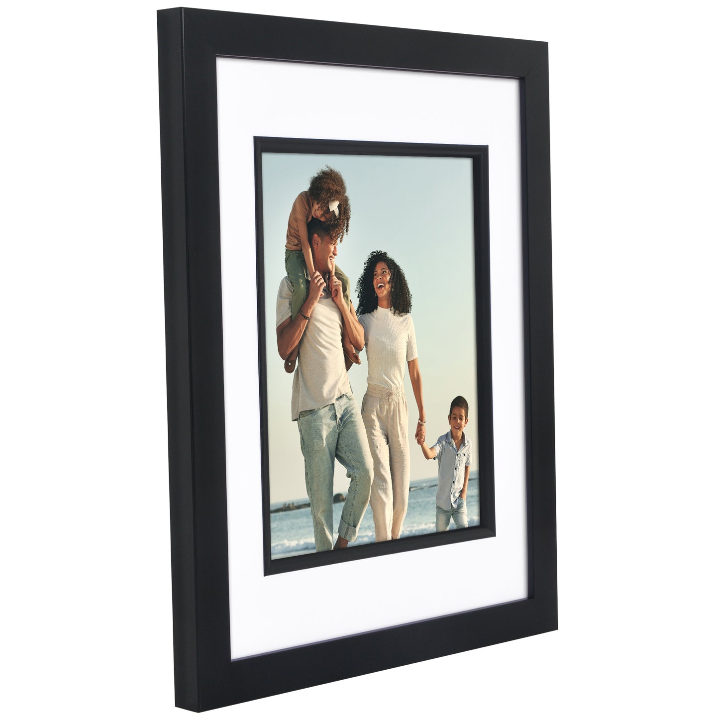 Veranda Picture Frame | Fillet Accent | Mat Included | Shatter-Resistant - Americanflat
