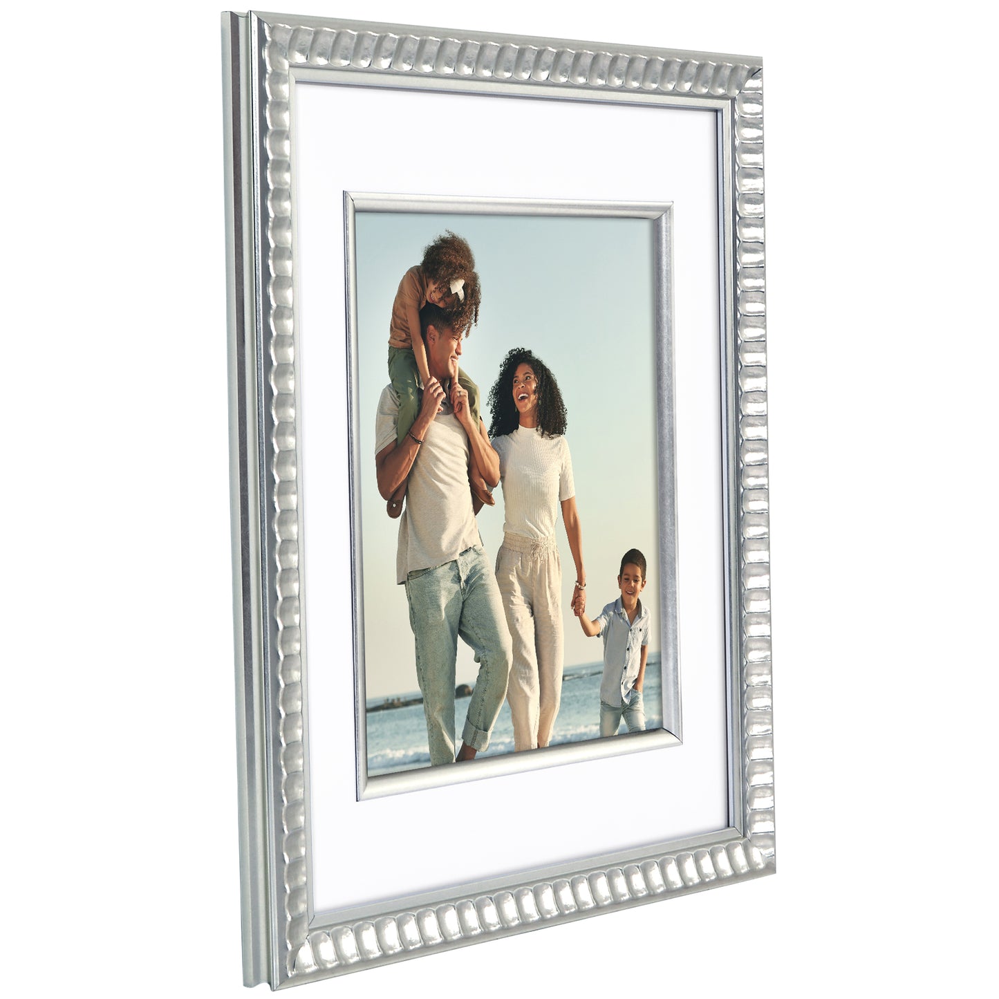 Veranda Picture Frame | Fillet Accent | Mat Included | Shatter-Resistant - Americanflat