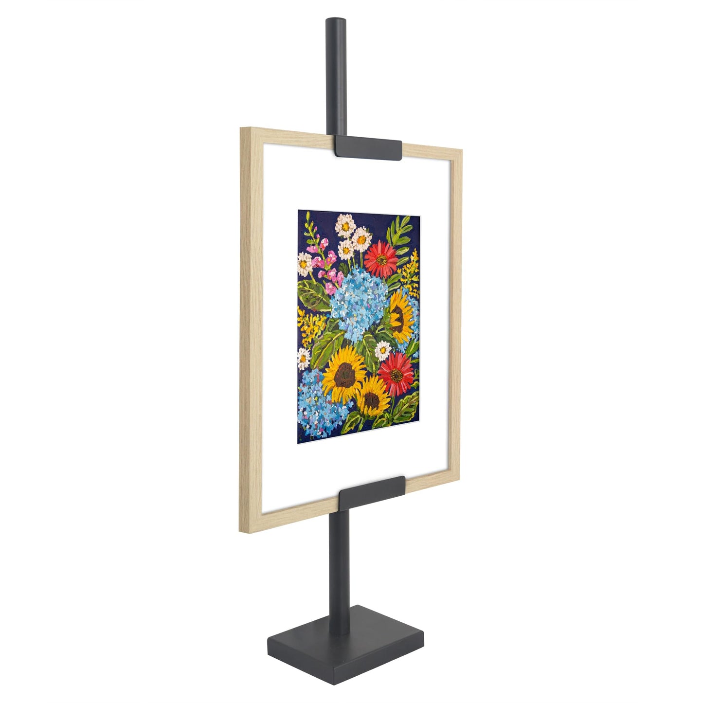 Black Adjustable Easel Stand | Tabletop Display for Frames - Americanflat