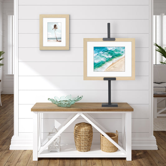 Black Adjustable Easel Stand | Tabletop Display for Frames - Americanflat