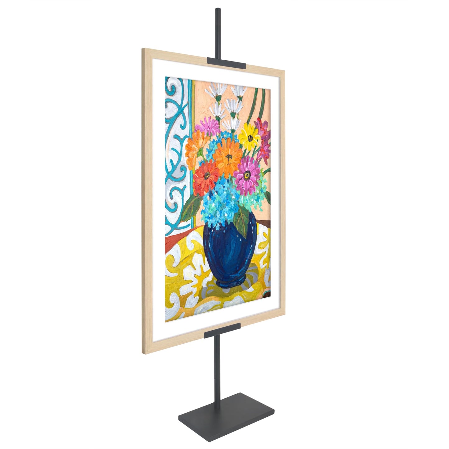 Black Adjustable Easel Stand | Tabletop Display for Frames - Americanflat