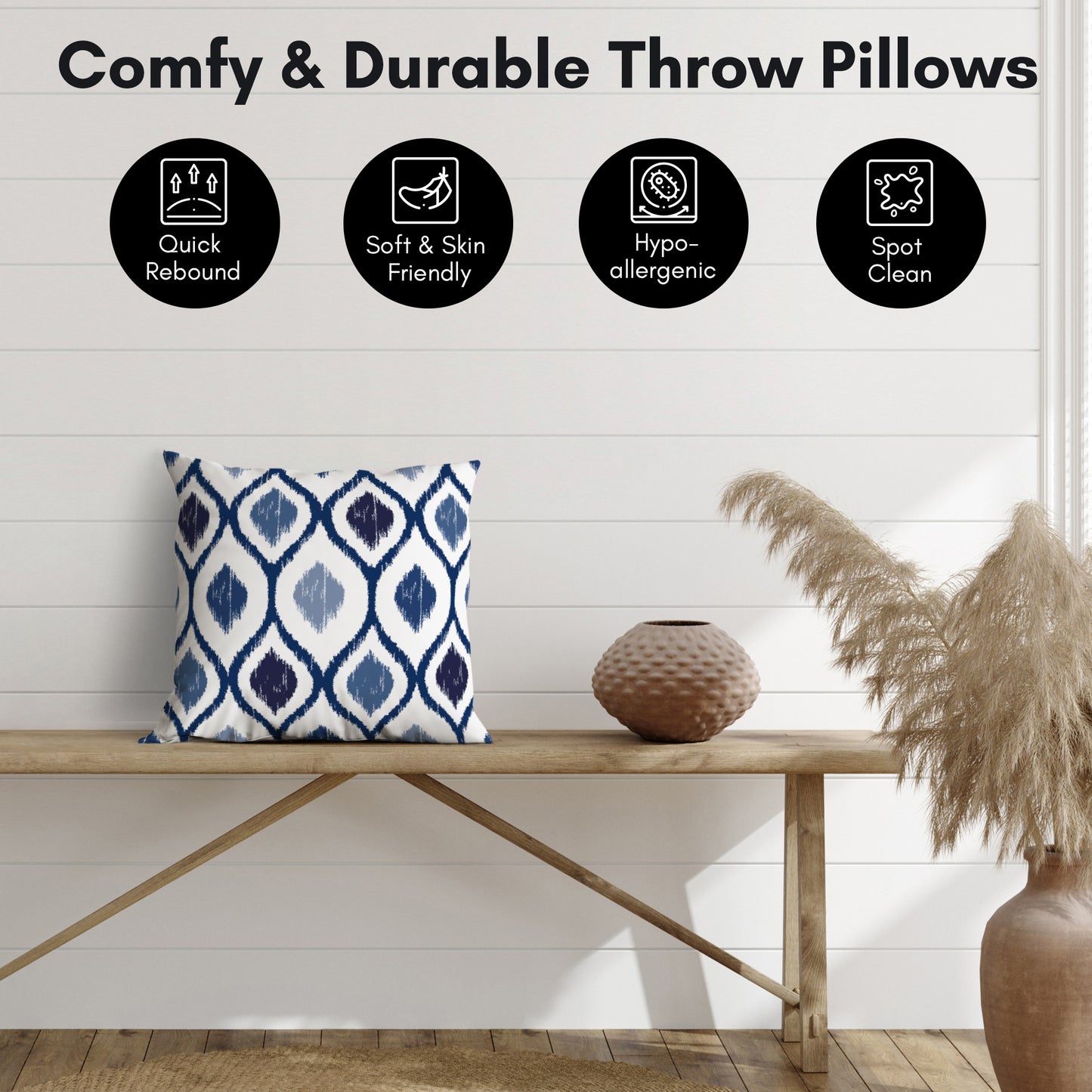 Throw Pillow | Decorative Styles | Sewn-In Insert – Americanflat