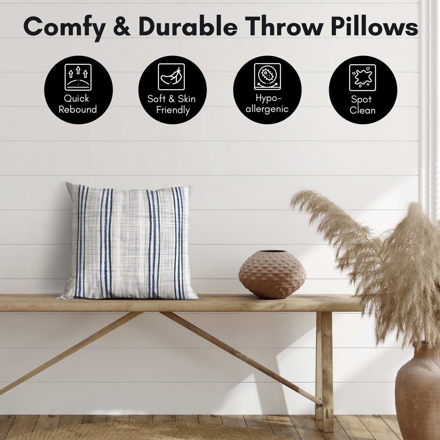 Throw Pillow | Decorative Styles | Sewn-In Insert – Americanflat