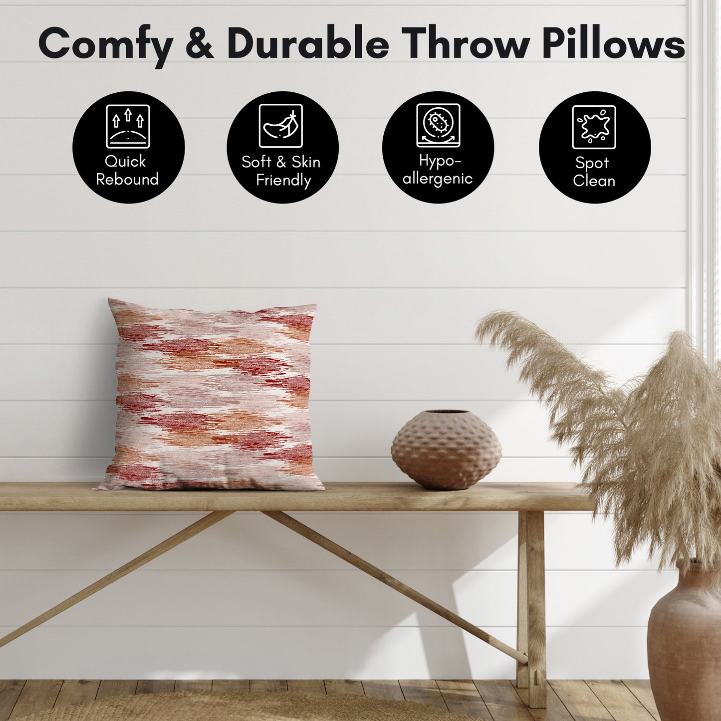 Throw Pillow | Decorative Styles | Sewn-In Insert – Americanflat