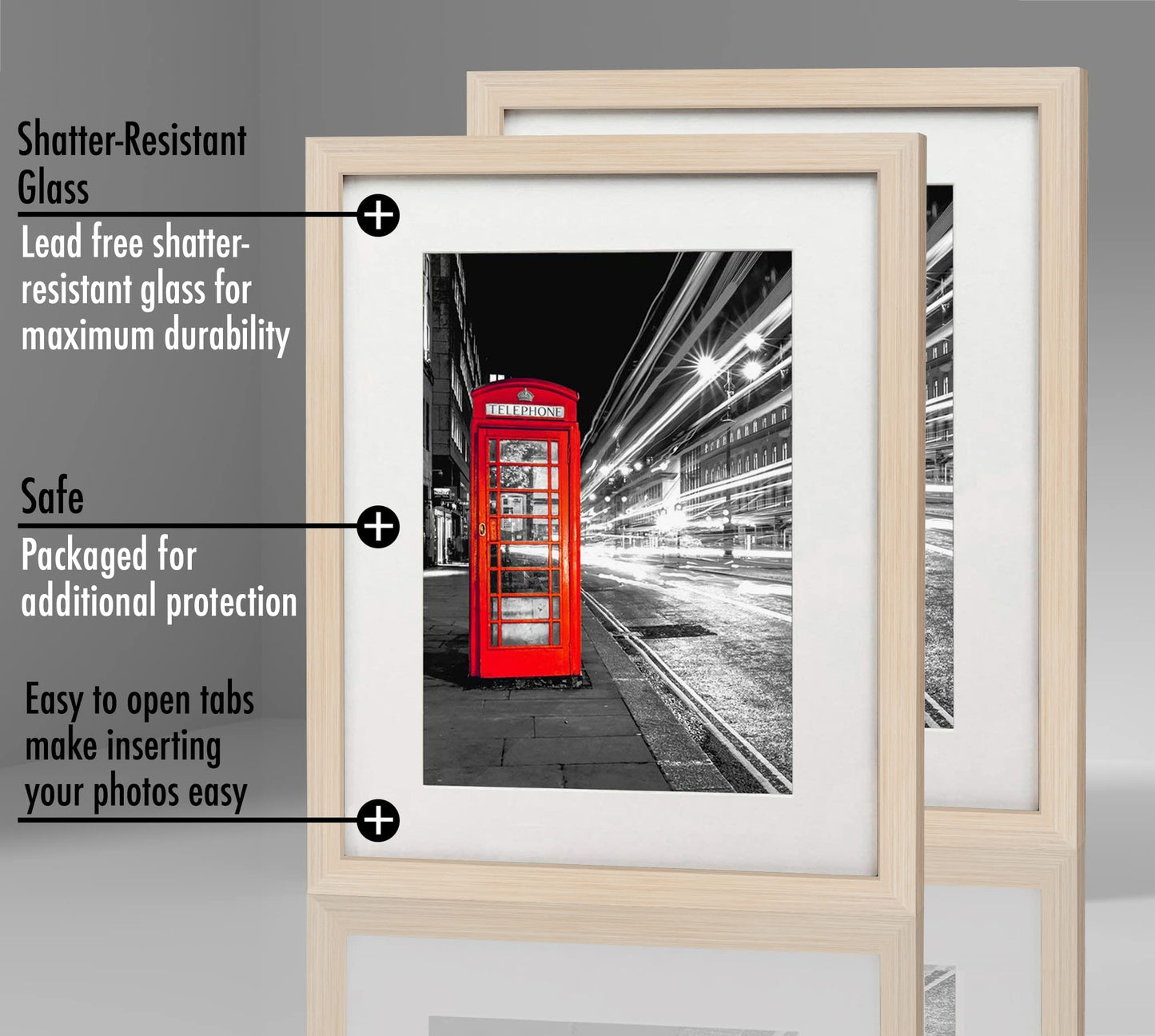 Picture Frame | Signature Collection | Classic Molding | Includes Mat | Multi Pack