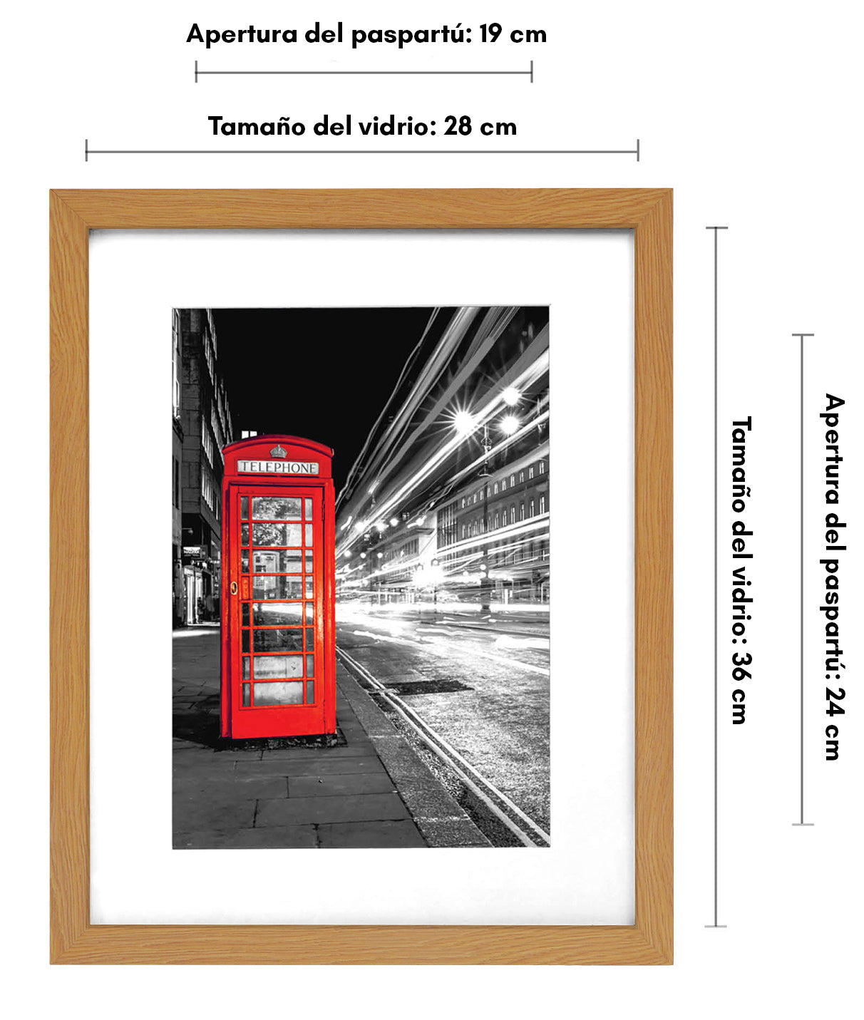 Americanflat Picture Frames | Set of 2 | With Mat | Shatter-Resistant Glass