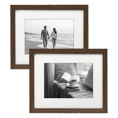 Signature Matted Picture Frame — 11x14 / Walnut / 2-Pack