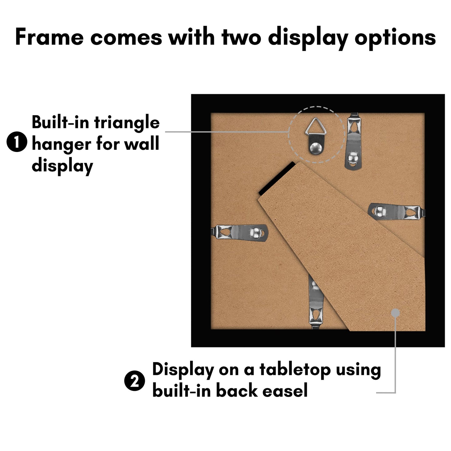 Set of 5 - Classic Gallery Picture Frame without Mat | Galleria Collection