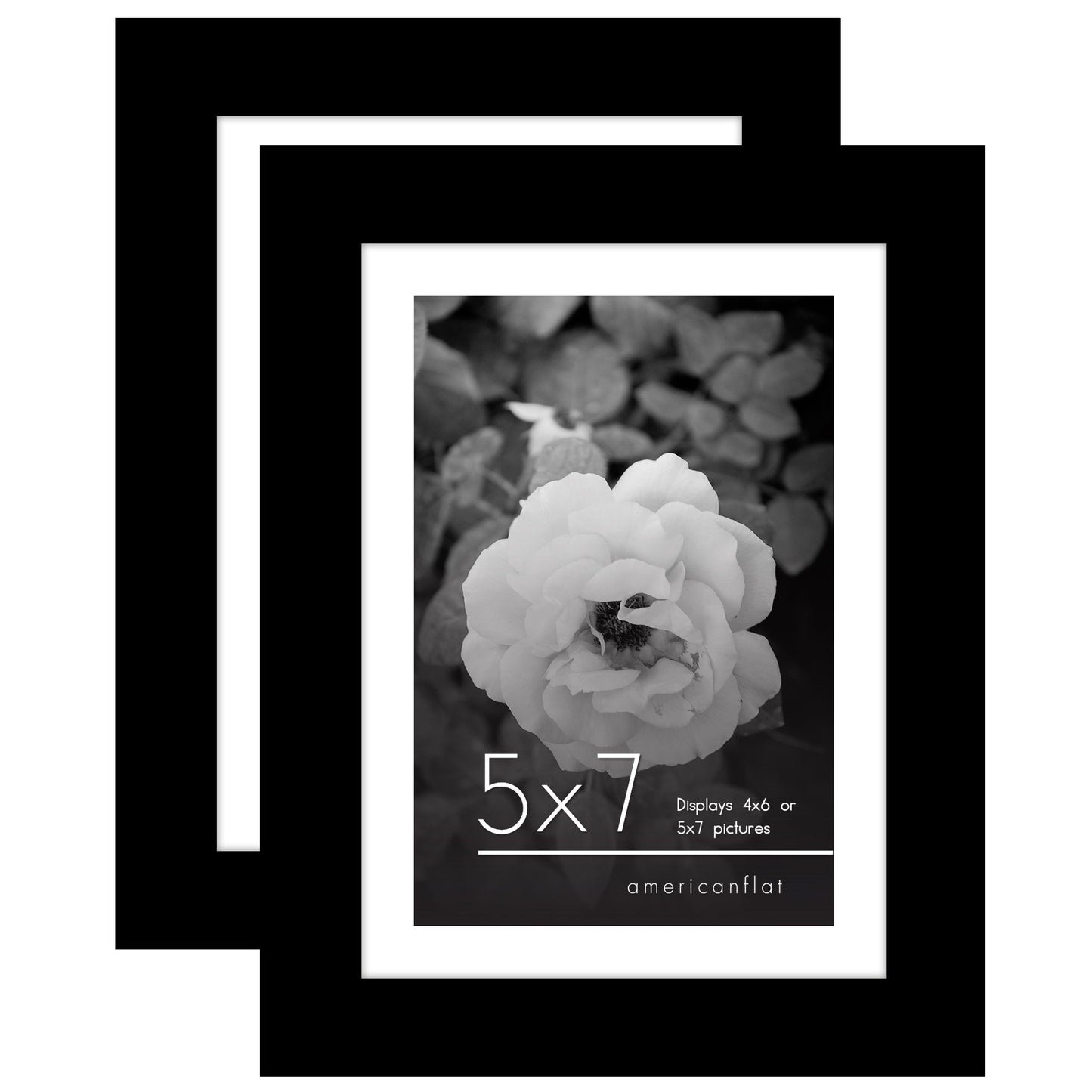 Americanflat Galleria Picture Frames | Set of 2 | With Mat | Acrylic