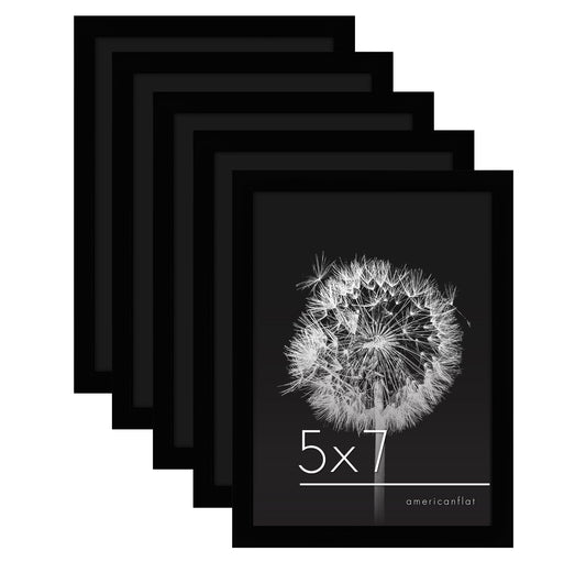Set of 5 - Classic Gallery Picture Frame without Mat | Galleria Collection