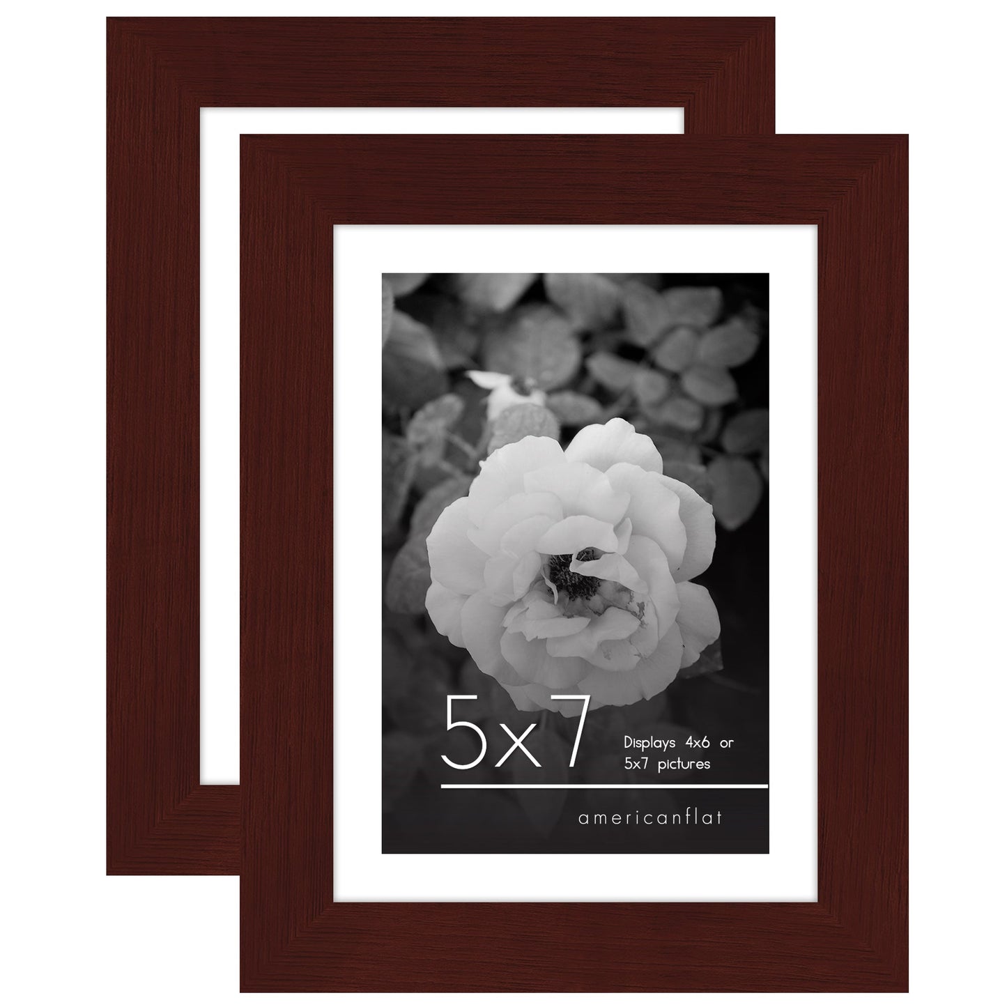 Americanflat Galleria Picture Frames | Set of 2 | With Mat | Acrylic