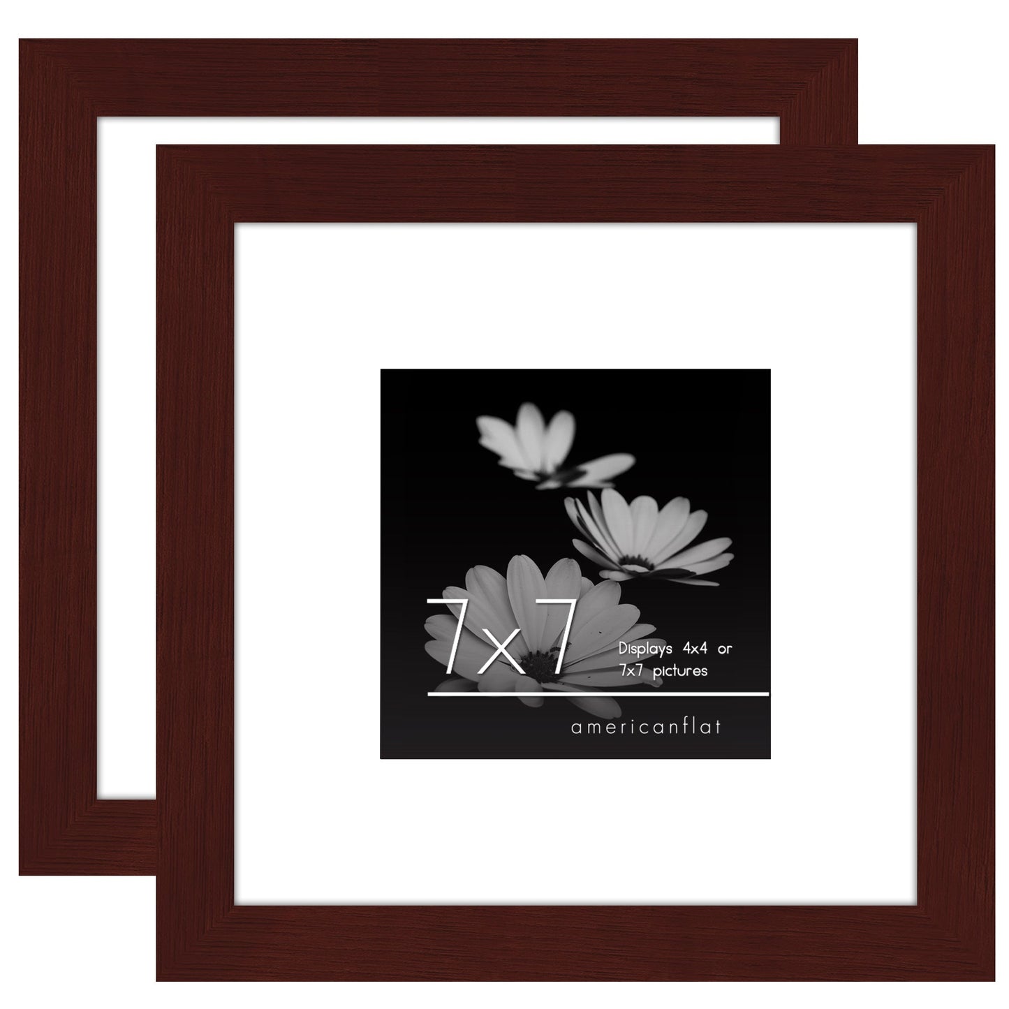 Americanflat Galleria Picture Frames | Set of 2 | With Mat | Acrylic