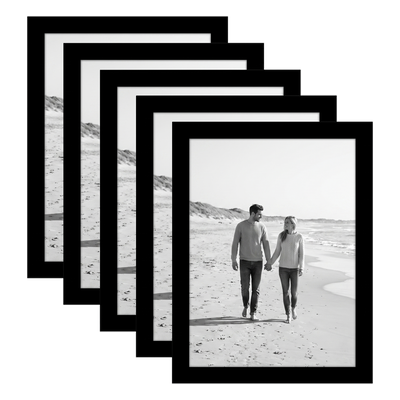 Galleria Unmatted Picture Frame — 8x11 / Black / 5 Pack