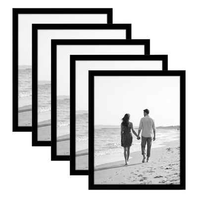 Galleria Unmatted Picture Frame — 12x16 / Black / 5 Pack