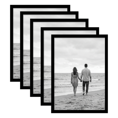Galleria Unmatted Picture Frame — 12x18 / Black / 5 Pack