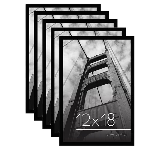 Set of 5 - Classic Gallery Picture Frame without Mat | Galleria Collection
