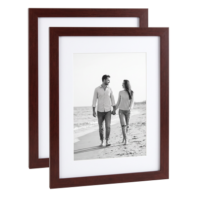 Galleria Matted Picture Frame — 13x19 with 11x17 mat / Mahogany / 2 Pack