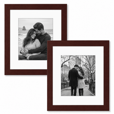 Galleria Matted Picture Frame — 16x20 with 11x14 mat / Mahogany / 2 Pack