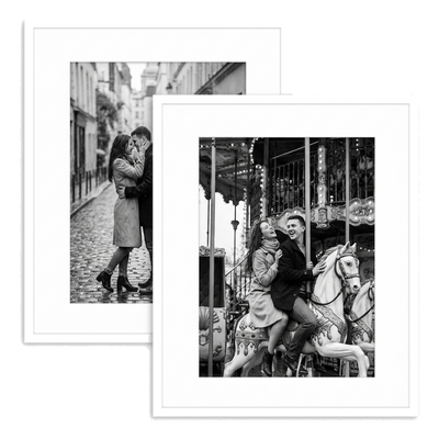 Galleria Matted Picture Frame — 16x20 with 11x14 mat / White / 2 Pack