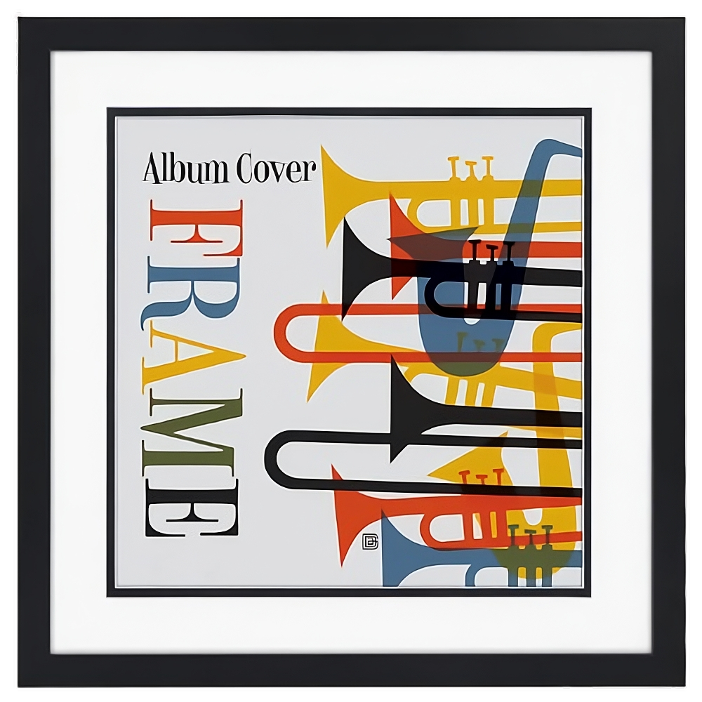 Signature CD & Record Album Matted Picture Frame