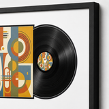 Signature CD & Record Album Matted Picture Frame