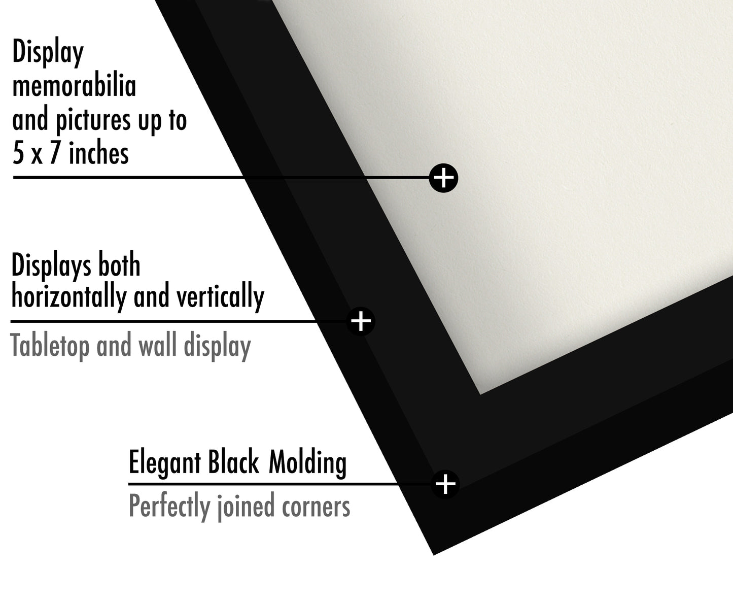 Shadow Box Frame | Shatter-Resistant Glass | Deep Display Box - Americanflat