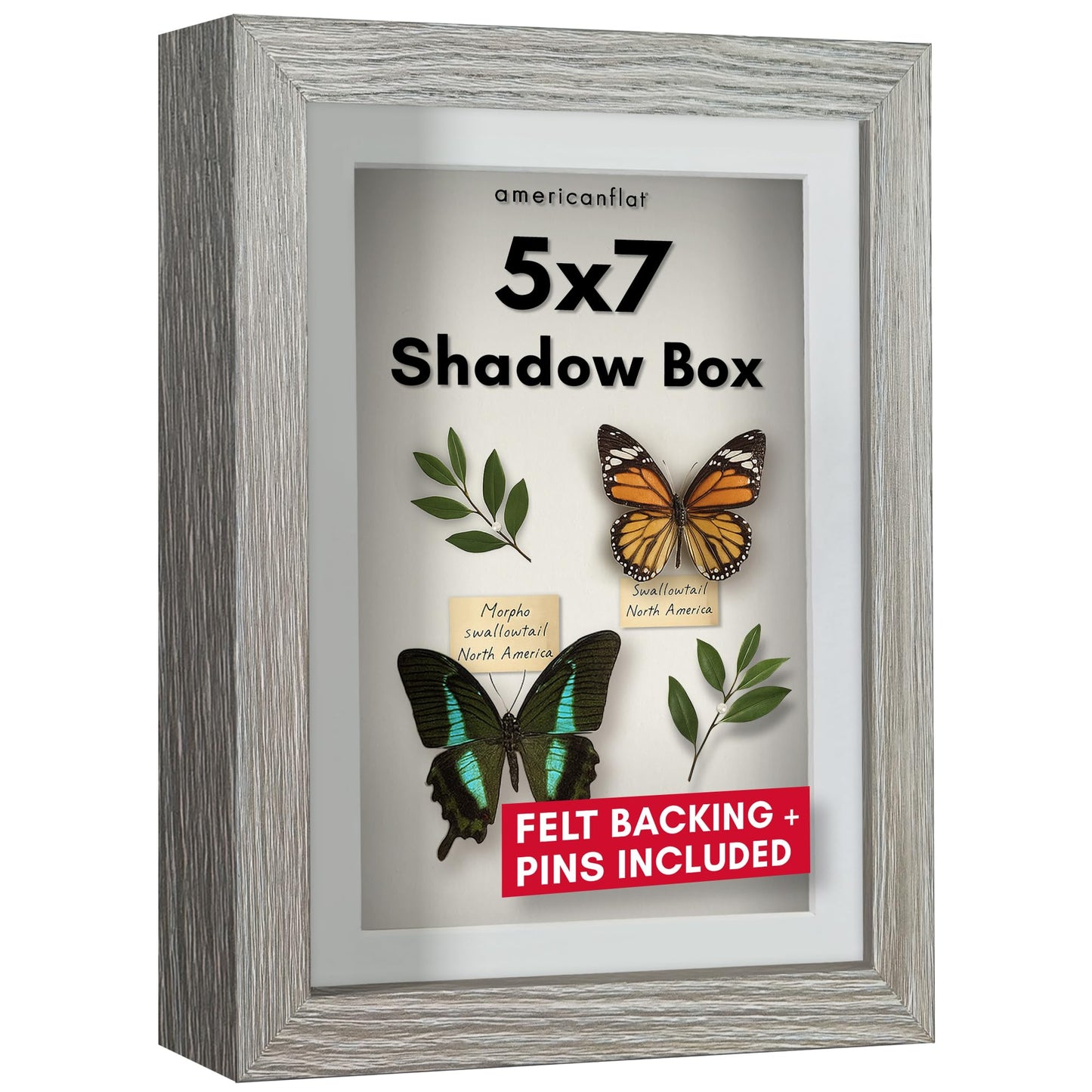Shadow Box Keepsake Frame with Mat | Silhouette Collection