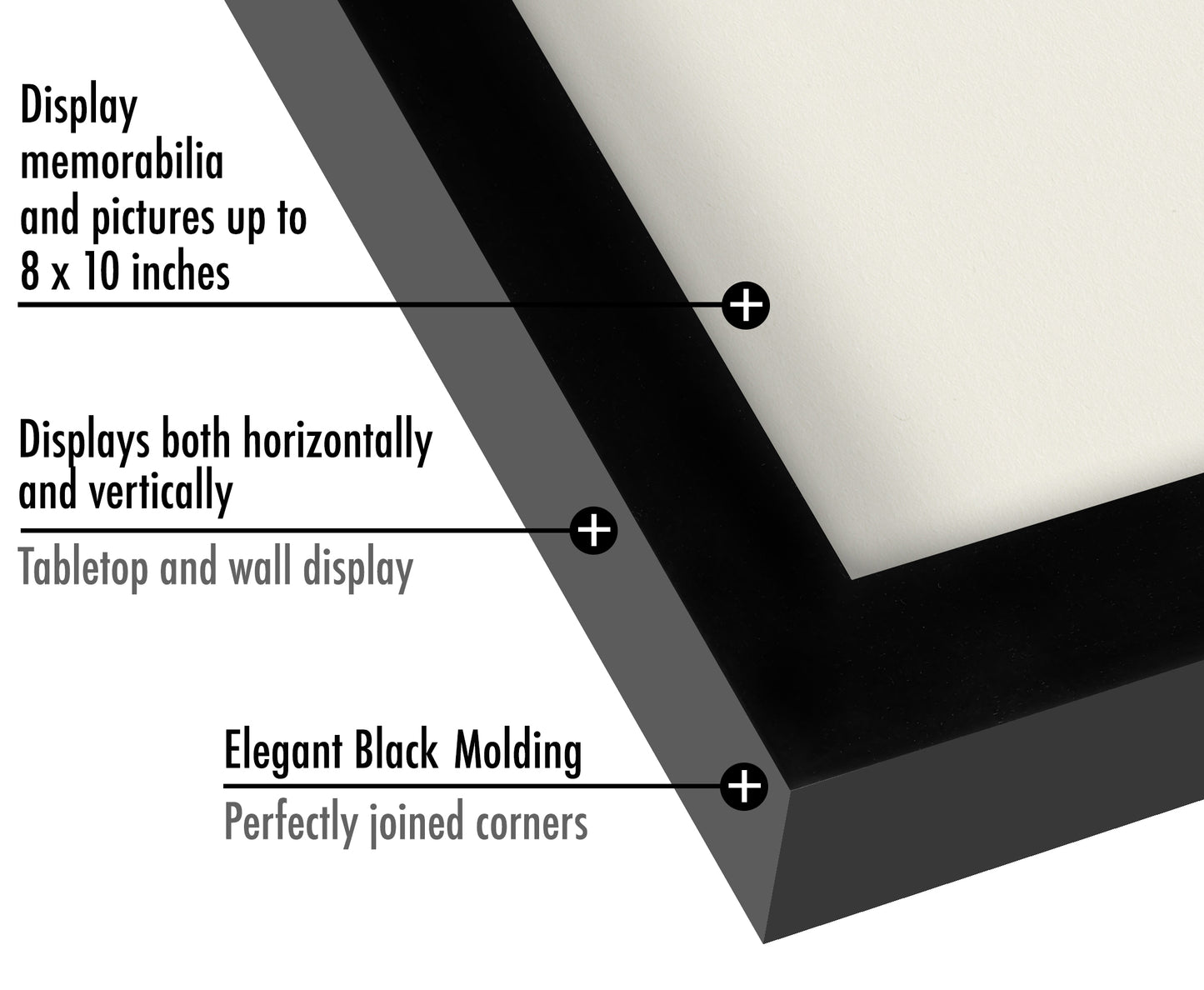 Shadow Box Frame | Shatter-Resistant Glass | Deep Display Box - Americanflat