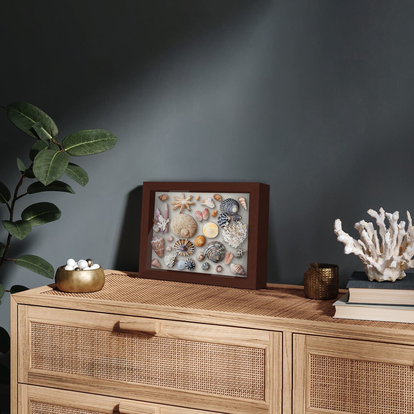 Shadow Box Keepsake Frame | Silhouette Collection | Deep Display | Modern Decor