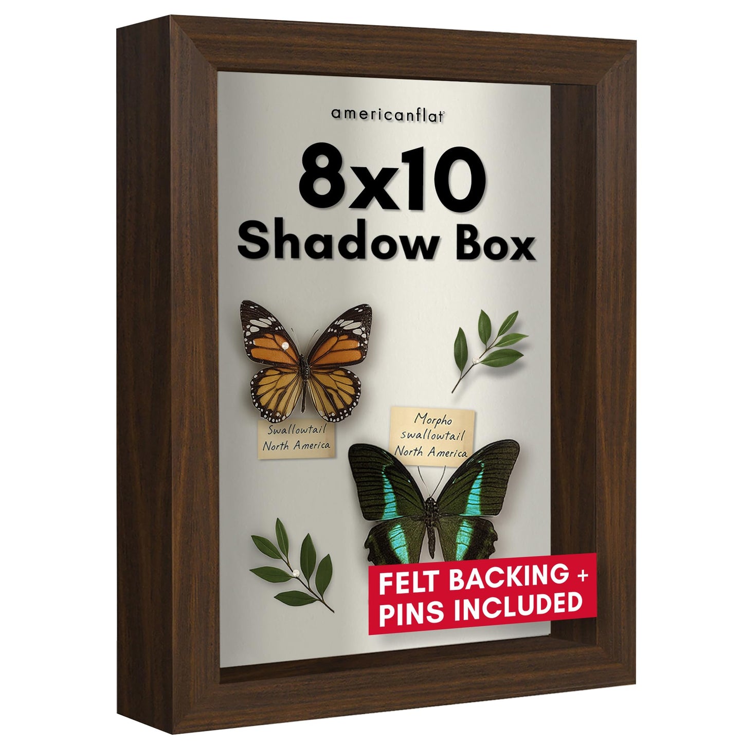 Shadow Box Keepsake Frame with Mat | Silhouette Collection