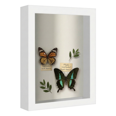 Silhouette Keepsake Shadow Box — 8x10 / White