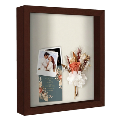 Silhouette Keepsake Shadow Box — 11x11 / Brown