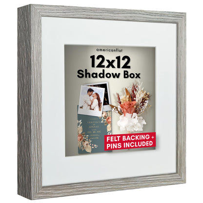 Shadow Box Keepsake Frame with Mat | Silhouette Collection