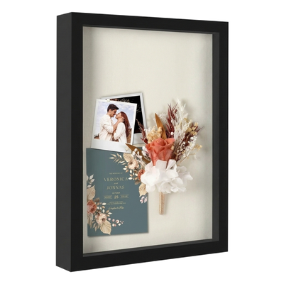 Silhouette Keepsake Shadow Box — 12x16 / Black