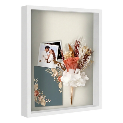 Silhouette Keepsake Shadow Box — 16x20 / White