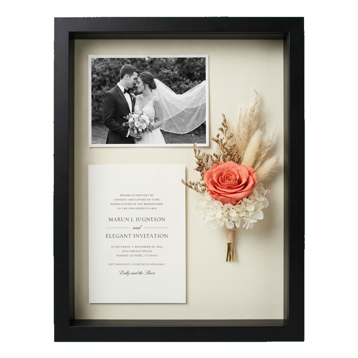 SB8511BK Black Shadow Box 8.5x11