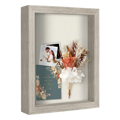Silhouette Keepsake Shadow Box — 8.5x11 / Driftwood