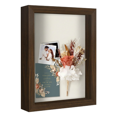 Silhouette Keepsake Shadow Box — 8.5x11 / Walnut