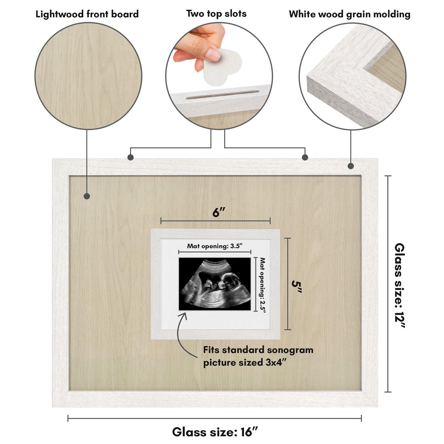Token Shadow Box Guest Book | 12x16 | With Mat | 80 Tokens - Americanflat