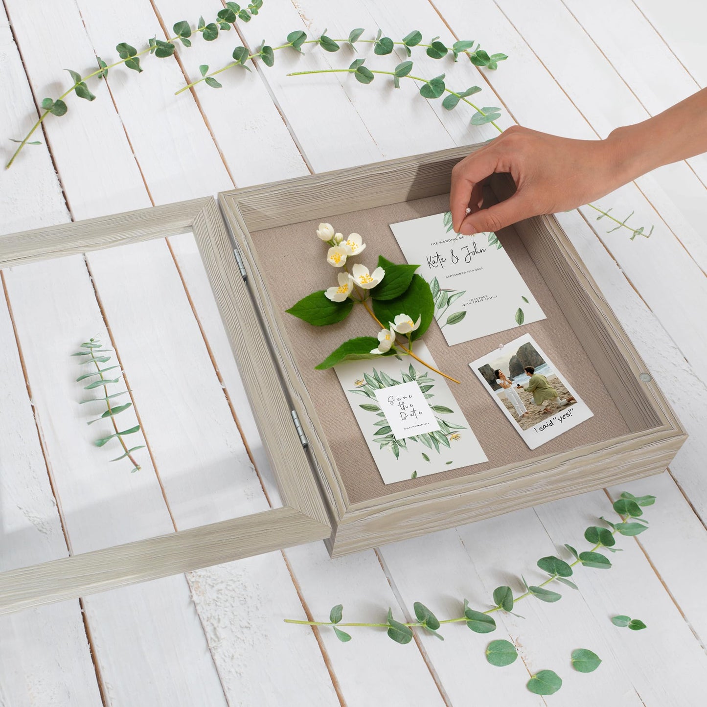 Shadow Box Keepsake Frame | Silhouette Collection | Deep Display | Modern Decor
