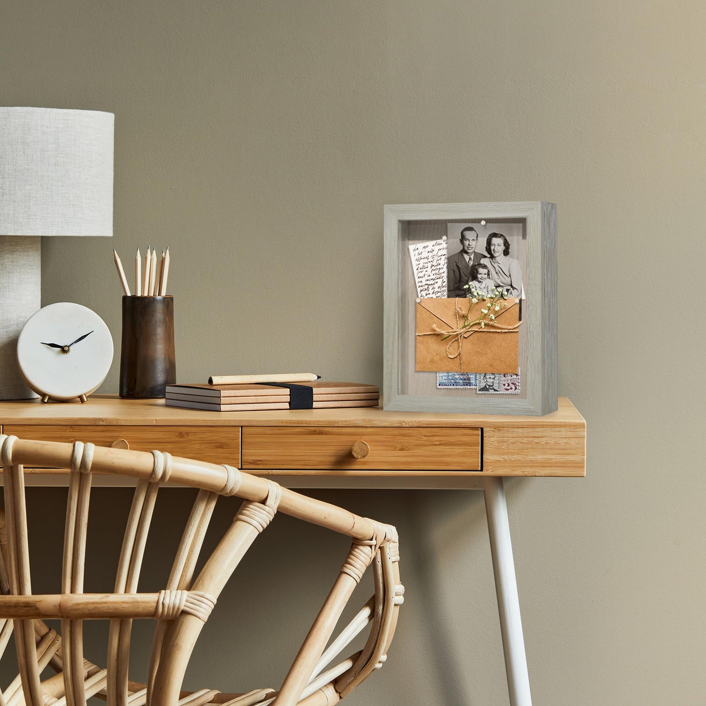 Shadow Box Keepsake Frame | Silhouette Collection | Deep Display | Modern Decor