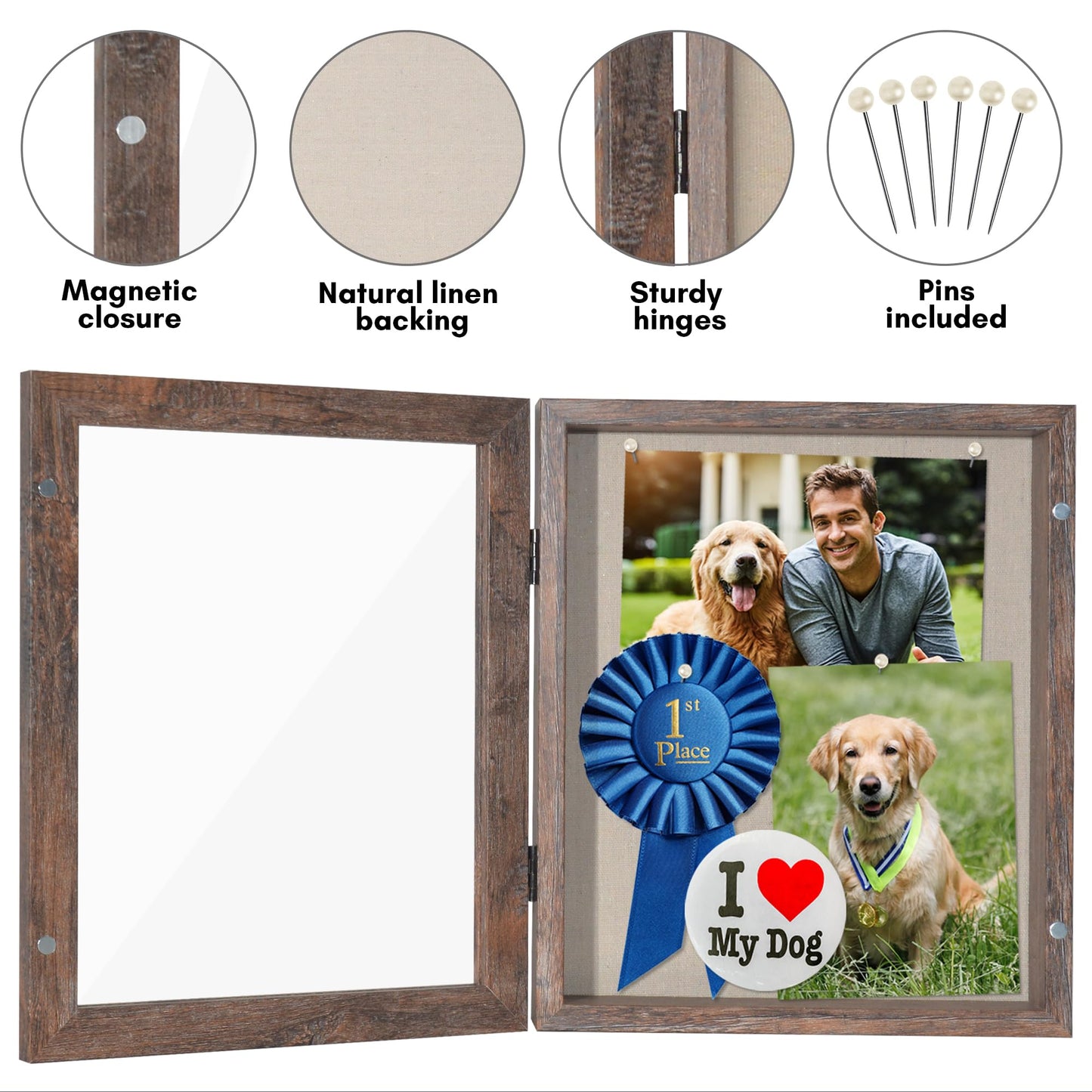Shadow Box Keepsake Frame | Silhouette Collection | Deep Display | Modern Decor