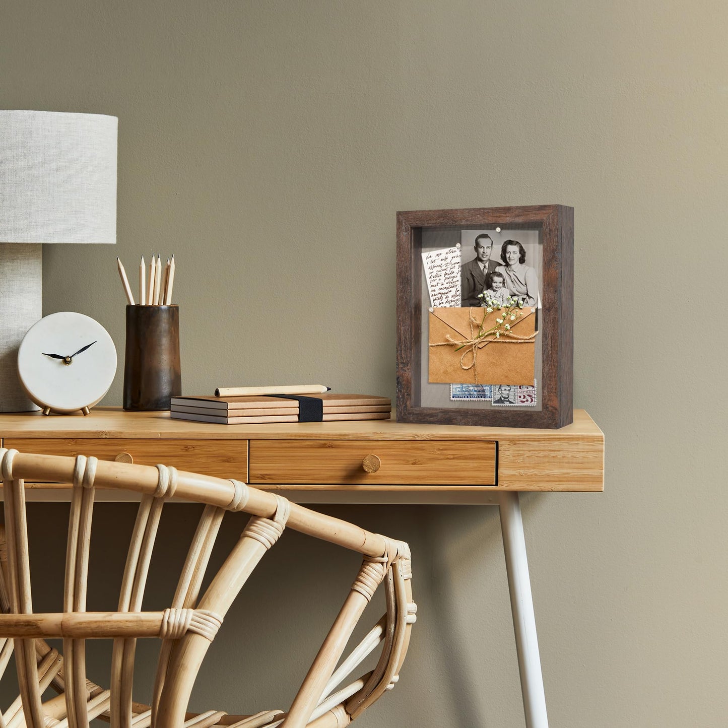 Shadow Box Keepsake Frame | Silhouette Collection | Deep Display | Modern Decor