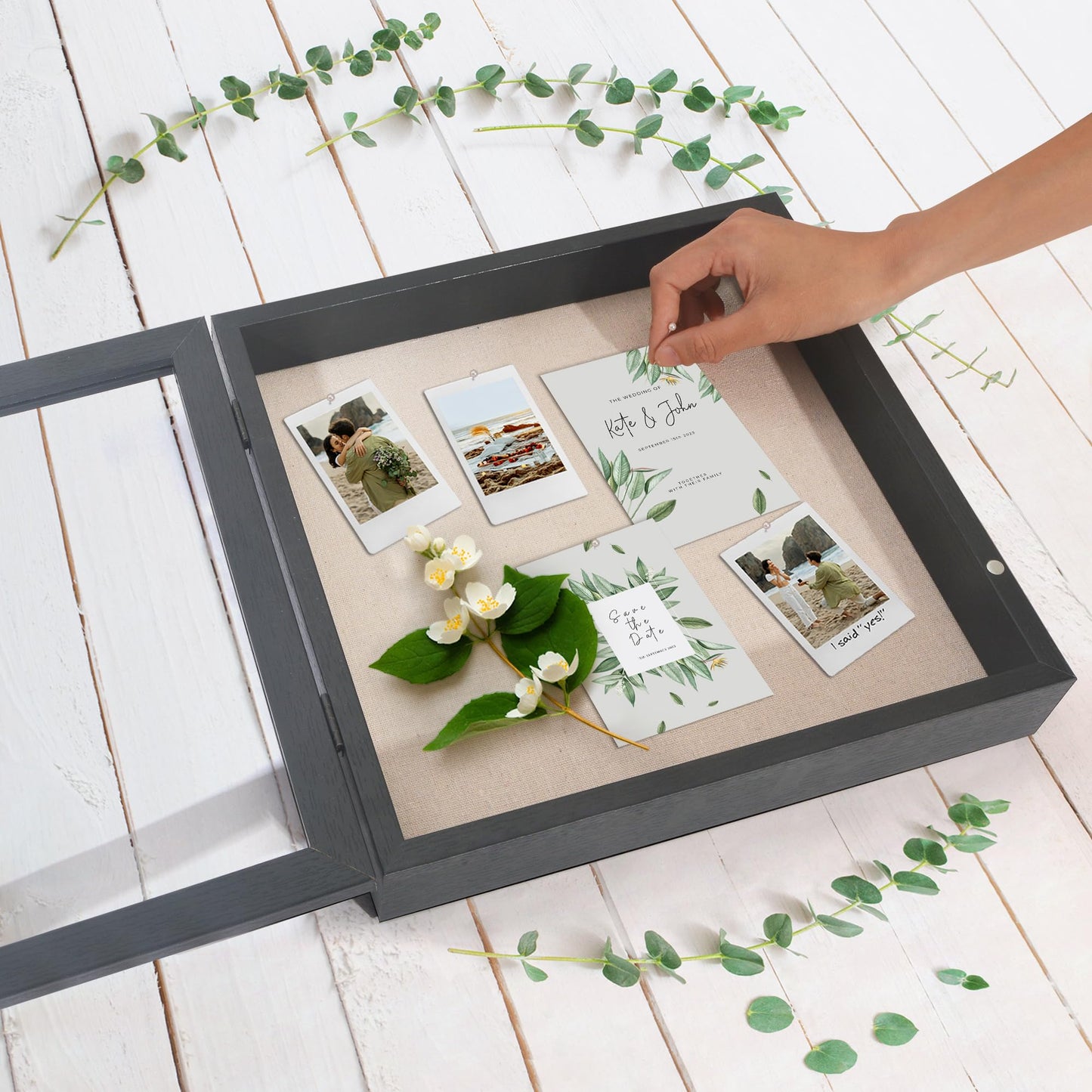 Shadow Box Keepsake Frame | Silhouette Collection | Deep Display | Modern Decor