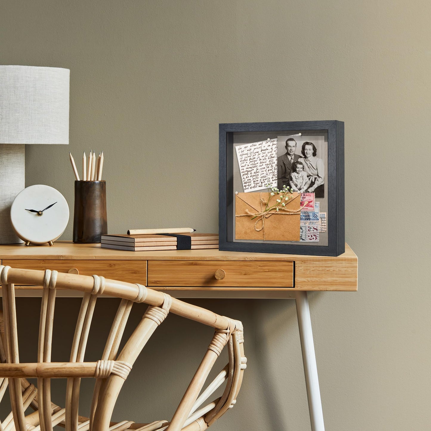 Shadow Box Keepsake Frame | Silhouette Collection | Deep Display | Modern Decor