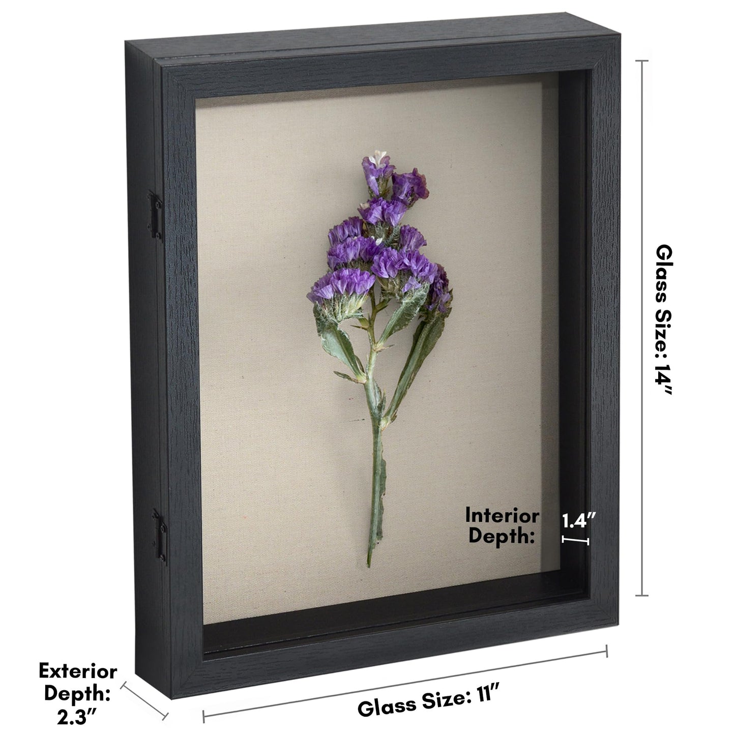 Shadow Box Keepsake Frame | Silhouette Collection | Deep Display | Modern Decor