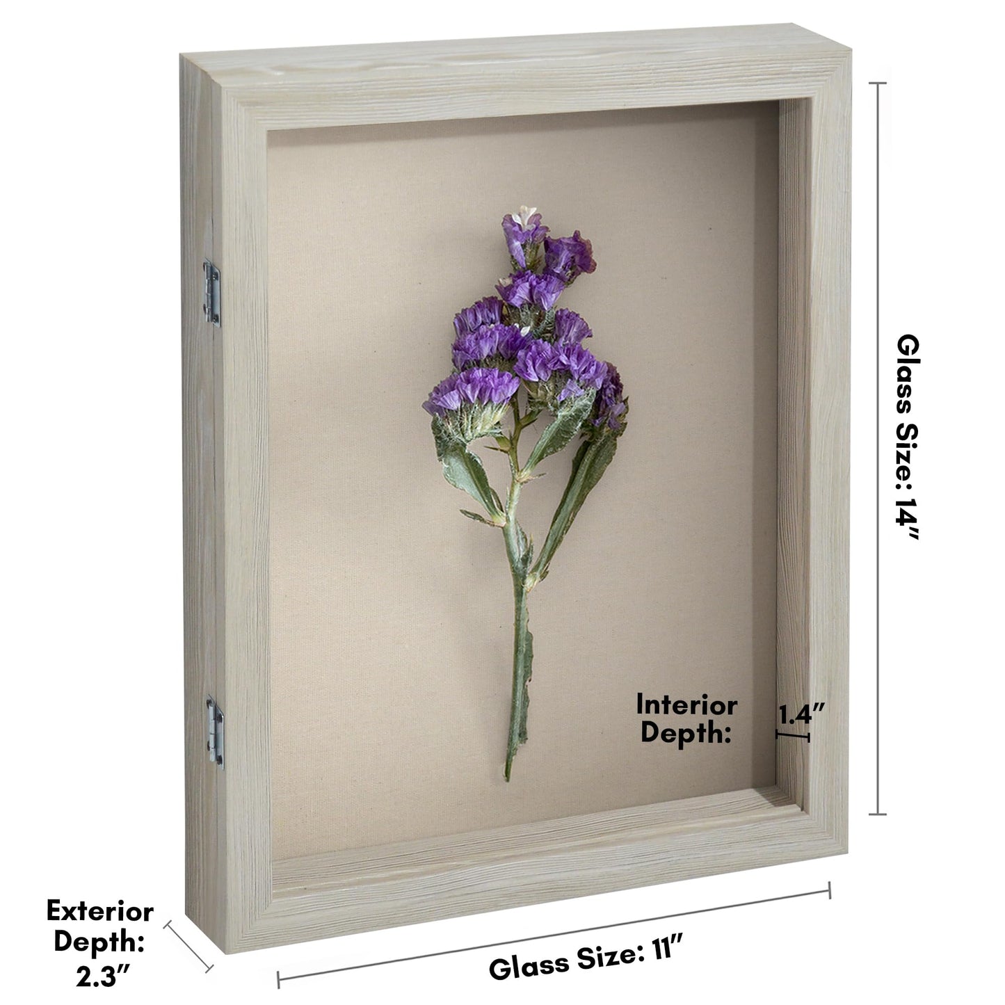 Shadow Box Keepsake Frame | Silhouette Collection | Deep Display | Modern Decor