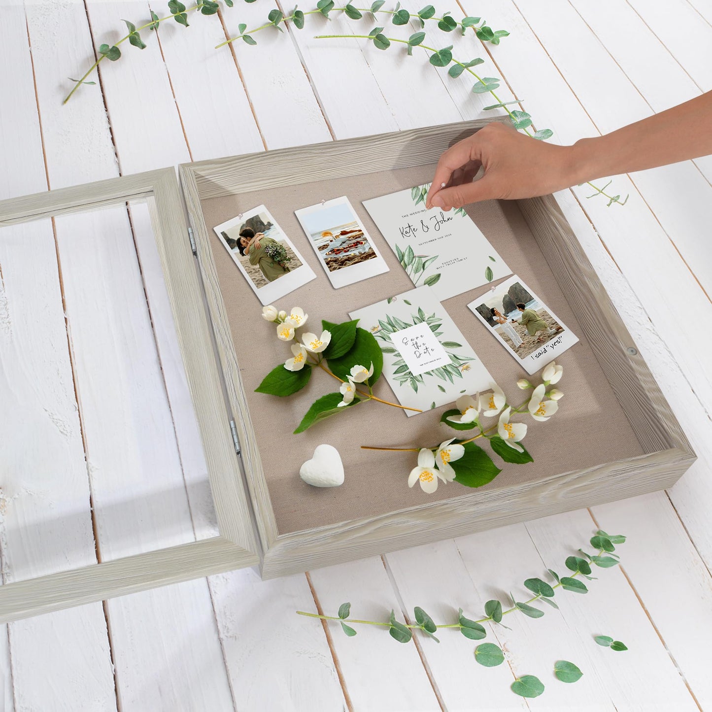 Shadow Box Keepsake Frame | Silhouette Collection | Deep Display | Modern Decor