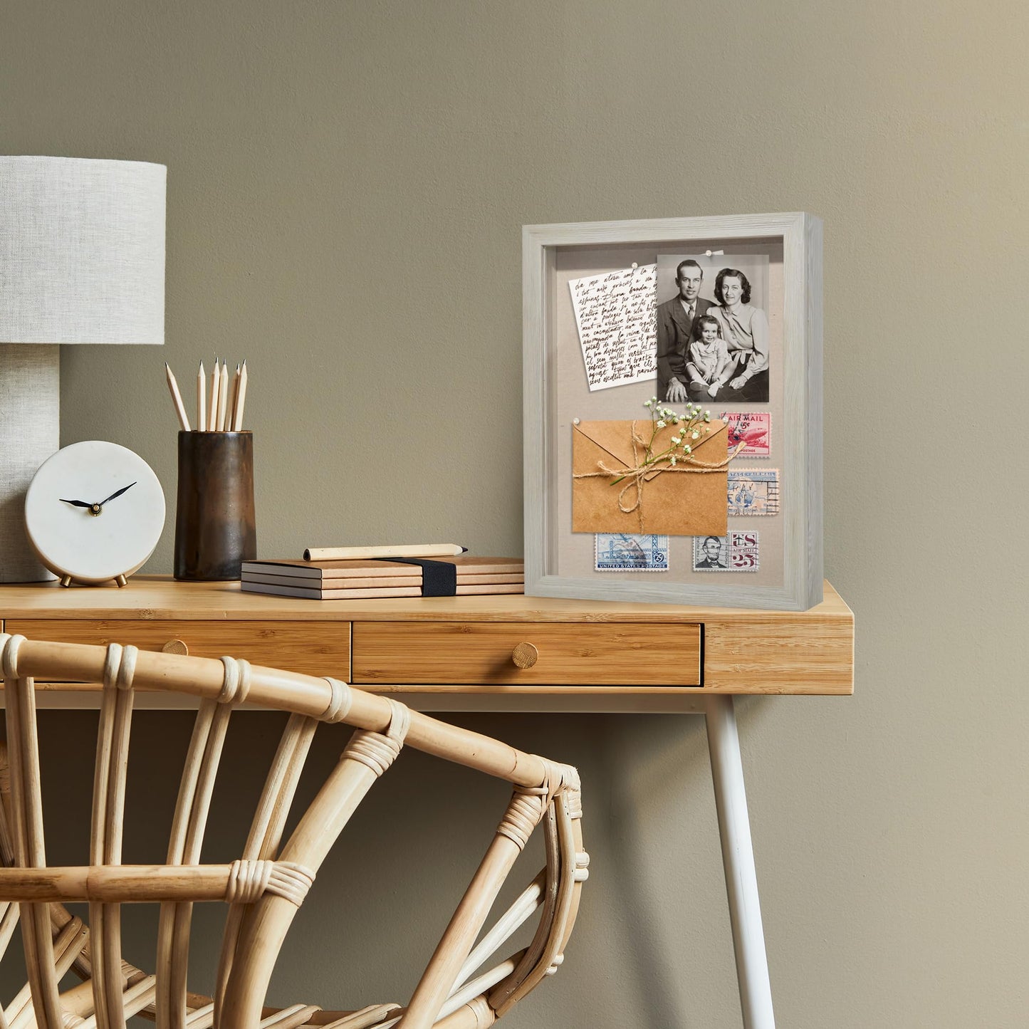 Shadow Box Keepsake Frame | Silhouette Collection | Deep Display | Modern Decor