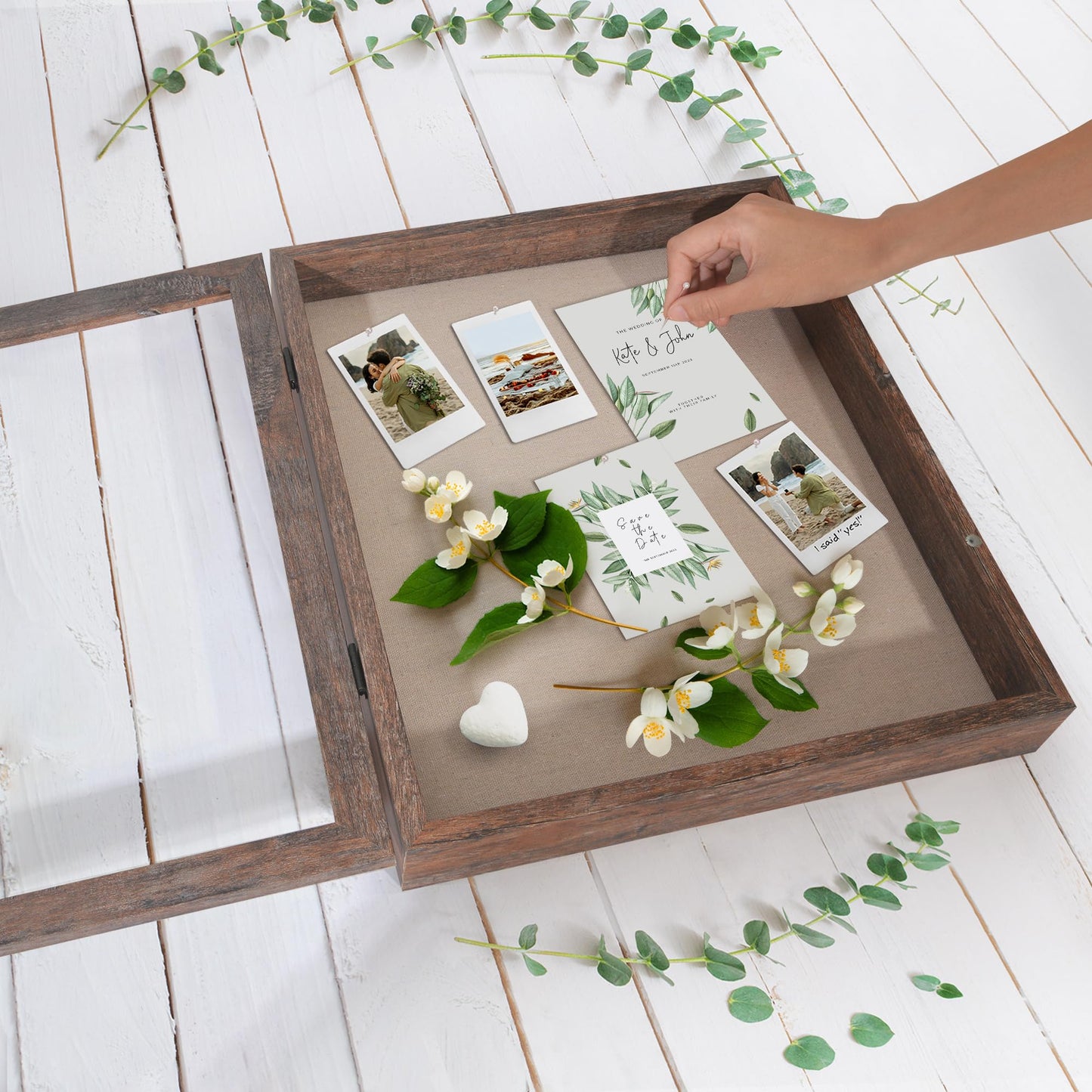 Shadow Box Keepsake Frame | Silhouette Collection | Deep Display | Modern Decor